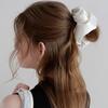 Pearl Satin Scrunchie_Large_Light Ivory