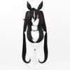 UETEEY Uma Musume Pretty Derby Vivlos Cosplay Wig Ears Tail Halloween Party Costume Prop Synthetic Hair Heat Resistant Fiber