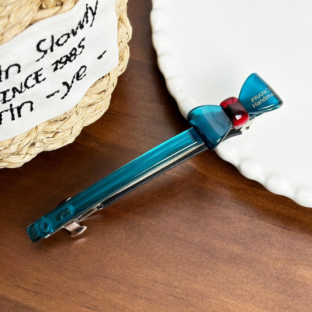 Premium Quality Acetate Spring Hair Claw Clip With Chic Bow Design For Ladies