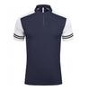 Men's 2024 Summer Quick-Dry Short-Sleeve Half-Zip Running and Fitness T-Shirt