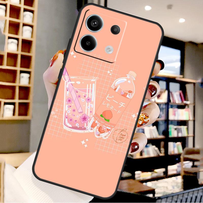 

Эстетика Розовых Персиков Для Xiaomi Redmi Note 14 Pro 13 12 11 9 10 15 Pro Plus Чехол Для Redmi 15 15C 14C 10C 12C 13C Redmi Note 13 Pro 4G