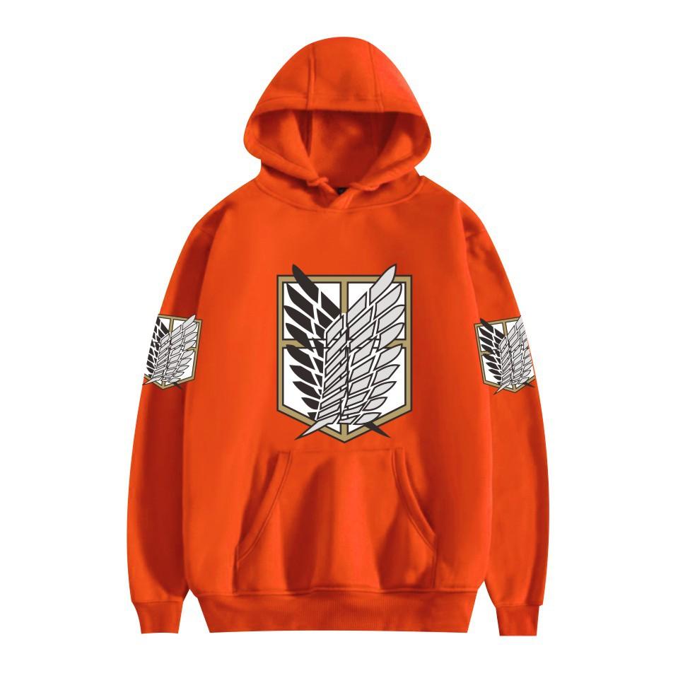 Attack On Titan: Wings of Freedom Eren Yeager Hoodies Autumn Winter Fleece Streetwear Tops