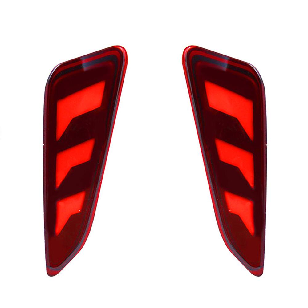 For TOYOTA C-HR 2017 2018 2019 2020 2021 2022 Car Rear Bumper Lamps Rear Reflector Lights DRL Brake Stop Lamp Accessories 2pcs