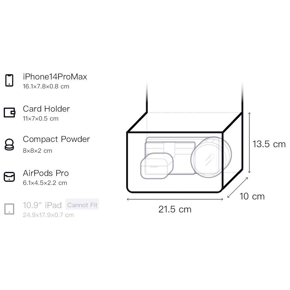 Puma Detachable Rope Shoulder Strap Mini Handbag With Metal Accessories Double Zipper Closure Recycled Material Women Handbag Black 091855_01