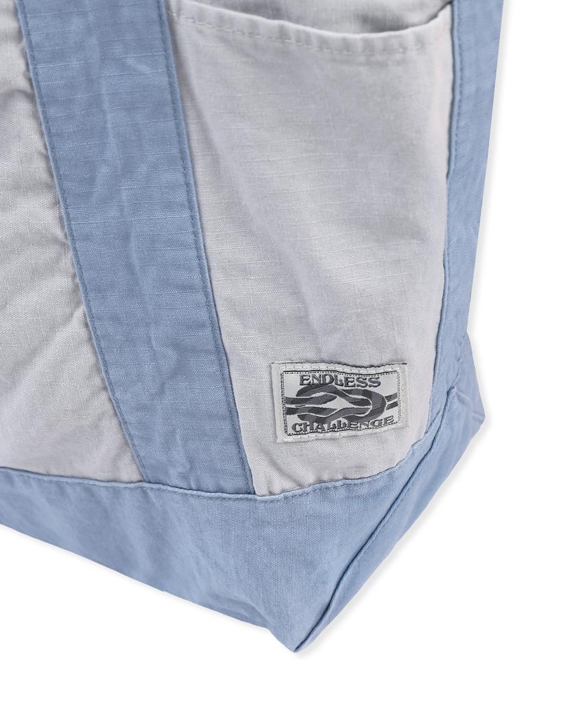 Xtonz Xta108 Ripstop Cotton Washed Tote Bag (Blue)