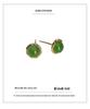 Tichiya S925 Sterling Silver Jade Earrings - Chinese Style Retro with High-End Feel