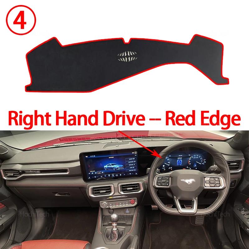 

Car Dashboard Cover Avoid Light Pad Instrument Platform Cover Mat Carpet Accessories for Ford Mustang MK7 2024 2025 2026