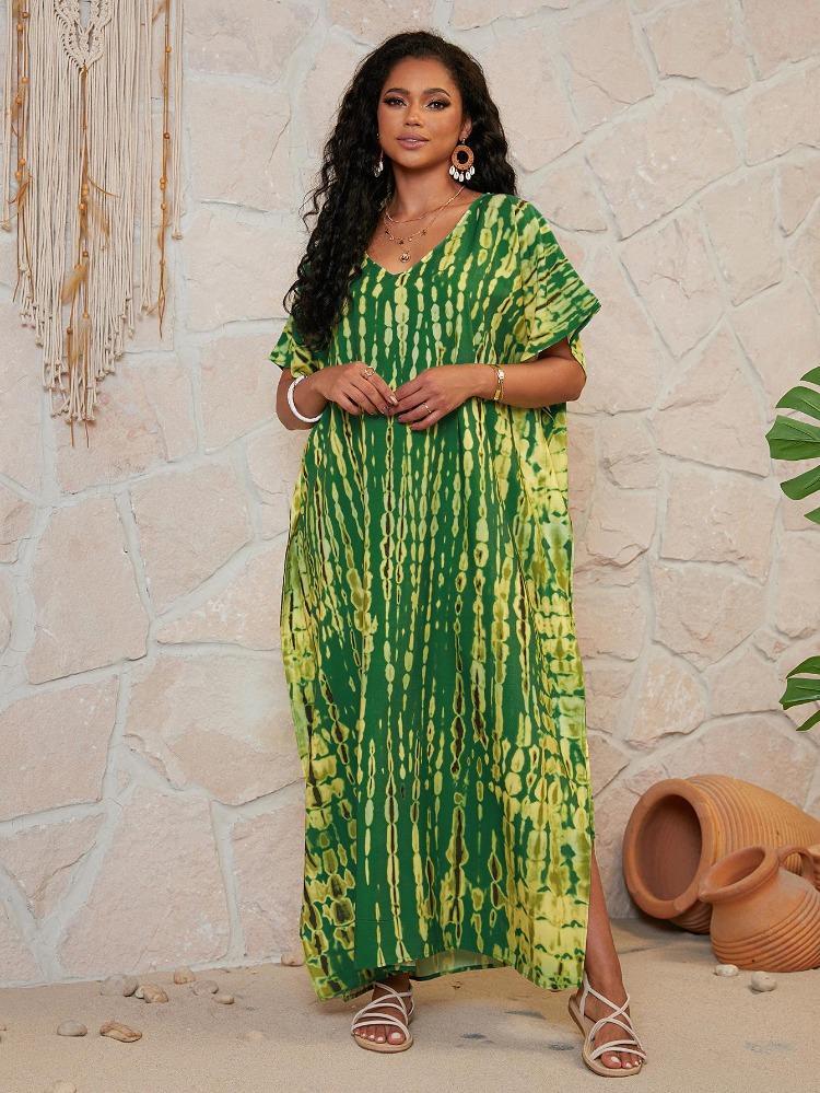 Quick Dry Large Size Beach Cover Up Loose European American Style Robe