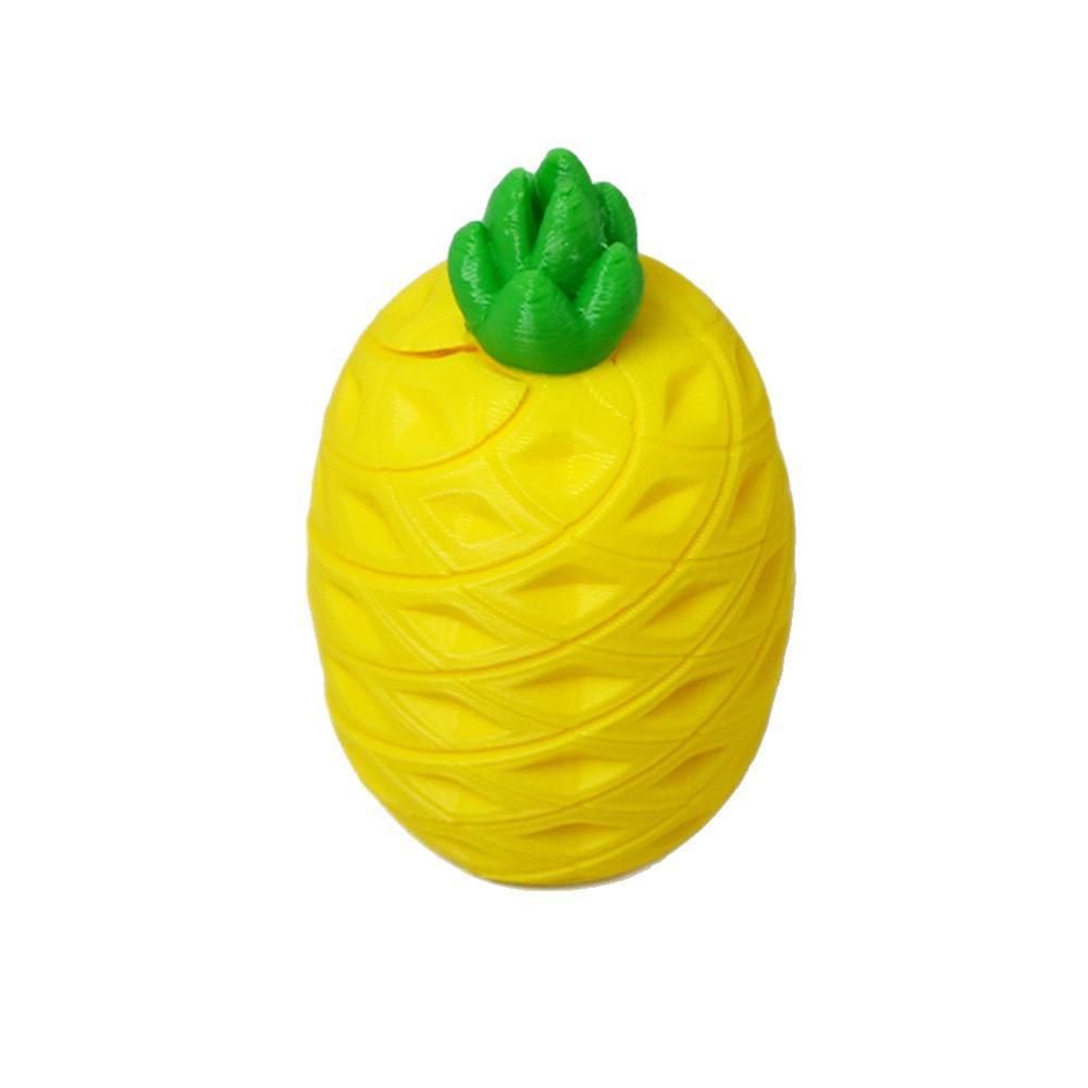 3D Printed Pineapple Rotating Fruit Toy - Decompression & Desktop Mini Ornament