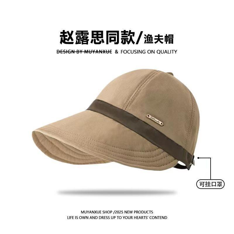 Ruth Cap Versatile Empty Top Hat Sun Hat Can Hang Mask Sun Hat UV Protection Sun Hat