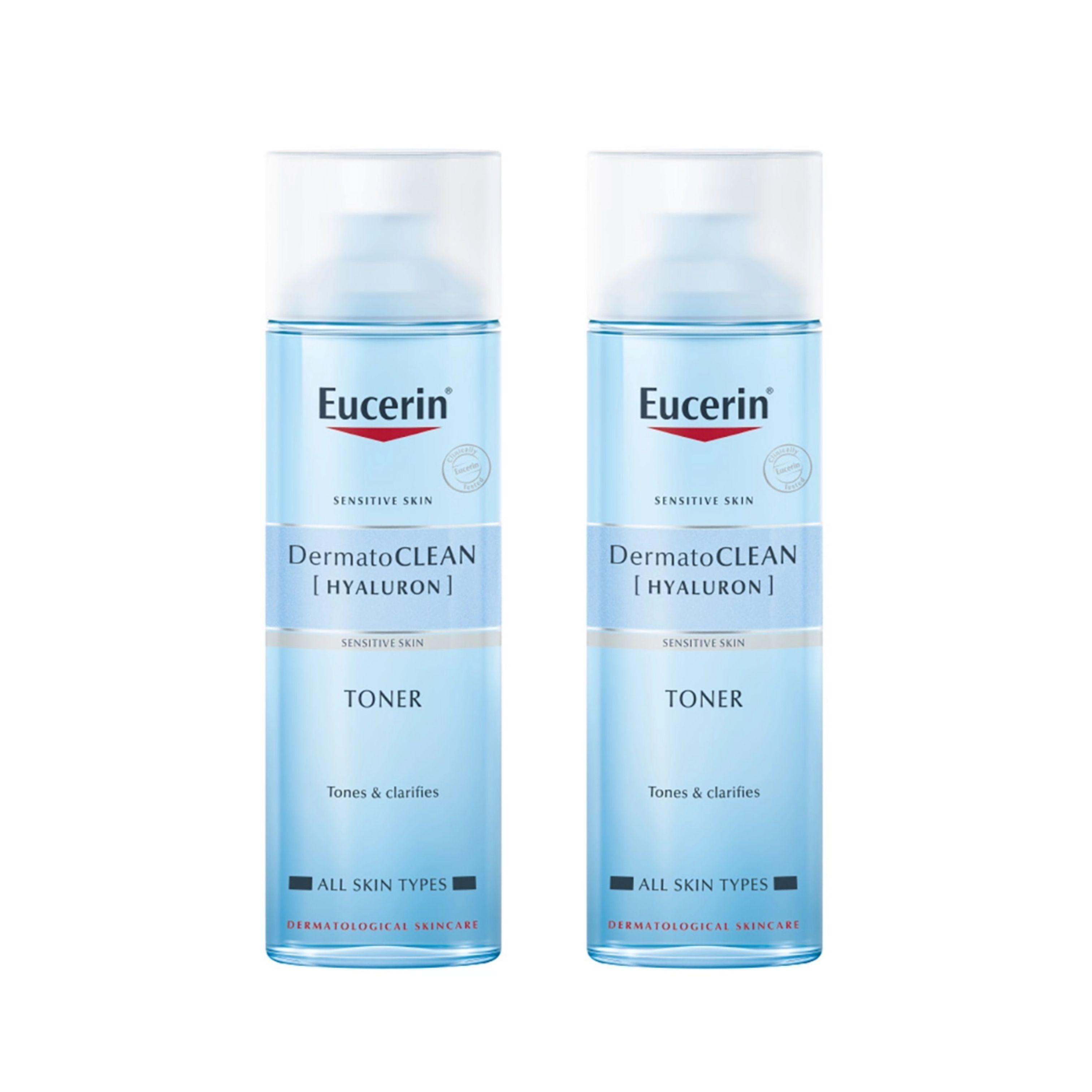Eucerin Dermato Clean Clarifying Toner 200ml x 2