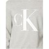 Calvin Klein Ss23 Letter Logo Round Neck Long Sleeve Sweatshirt Men sweatshirt Light-Gray 40JM937-030