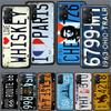 License New York Plate Number Phone Case For Redmi Note 13 14 15 Pro Plus 12 13C 12C 15C 9 10 10C 9T 9C 9A TPU Soft Cover Clear