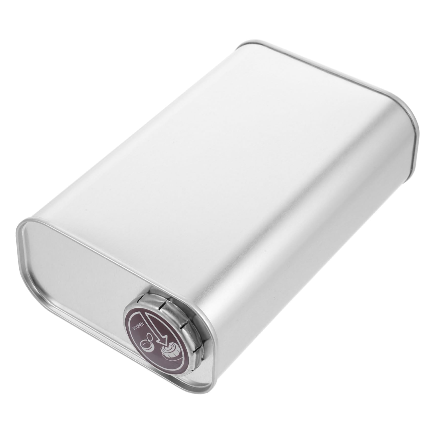 

SOLUSTRE Lightweight Fuel Leak Proof Construction Rectangular Metal Container Portable Gasoline Fuel 18.00X12.00X6.00CM серебряный