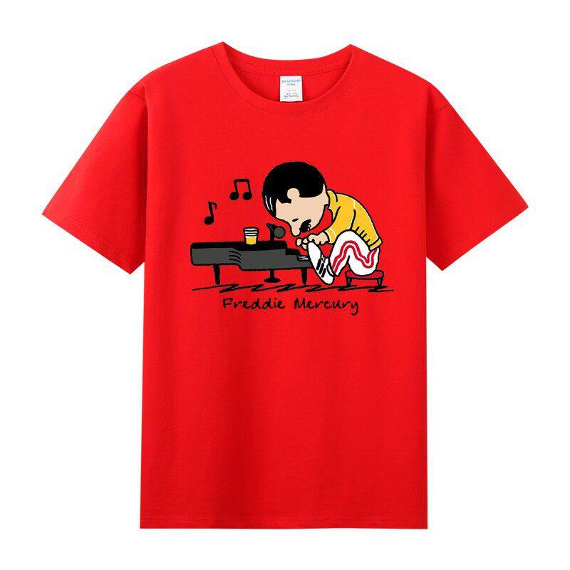 Ins Trendy European And American Rock Band Pure Cotton Shortsleeved Tshirts For Men And Women In Summer Bf Style