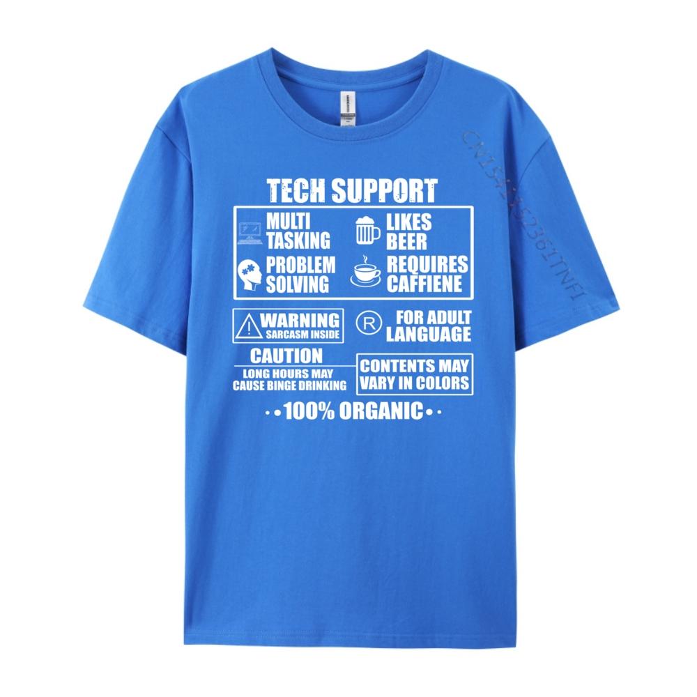 Vtipné oblečení pro technickou podporu Sysadmin Počítačový geek Vtip Pánské značkové oblečení Módní a trendy trička Vtipné