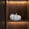 Halloween Pumpkin Ornaments, Resin Delicate Texture Stable Sculpture, Spotted Textured Accents, for TV Cabinet Wine Cabinet Table Decor