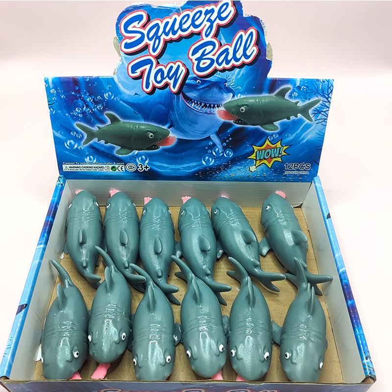 Funny Man-eating Shark Squishy Pop Out