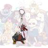 Undertale Schlüsselanhänger Anime Schlüsselring Männer Frauen Acryl Auto Cosplay Handy Tasche Anhänger Anhänger Party Kinder Geschenk Schmuck Spielzeug