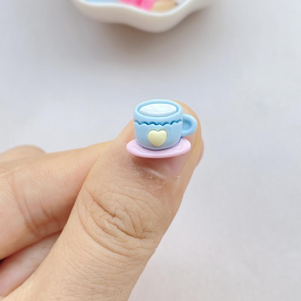 30Pcs Cute Cartoon Mini Lipstick, Mirror, Suitcase, Alarm Clock Nail Art Resin Designer Charms DIY Craft For Nail 3D Decorations