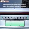 Linnunu Fit for Leapmotor C10 Black Car Logo Car Exterior Decoration Parts Front Hood Emblem Steering Wheel Emblem Wheel Hub Emblem Rear Emblem 