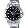 Casio Standard Analog Quartz Men's Watch MTP-VD01D-1EV Metal Band Black Imported Model