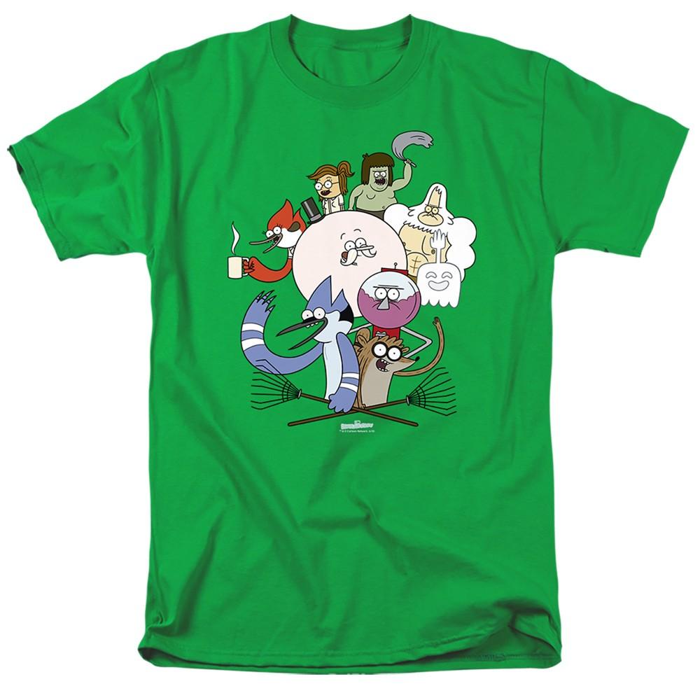Regular Show Regular Cast Licensed Adult T-Shirt