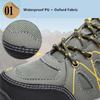 Industrial Work Safety Shoes for Men Women Anti Smashing Work Shoes with Steel Toe Anti Puncture Anti Slip Safety Work Sneakers