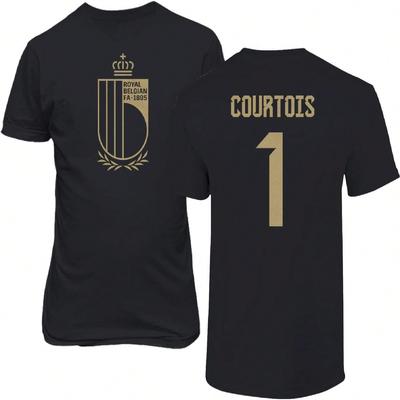 FLAURA Belgien Fußball #1 Courtois Weltfußballfans Erwachsenen Unisex Unisex T-Shirt