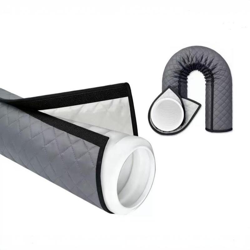 Adjustable Straps Air Conditioner Hose Cover Heat Insulation With 2 Buckle Straps Portable Ac Hose Protective Sleeves