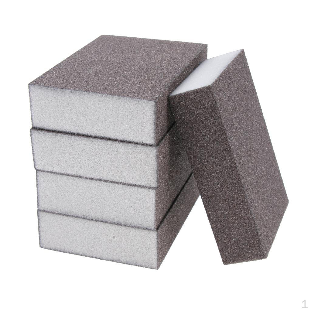 

5 Pcs Sanding Sponge Four 240-320 Medium Fine