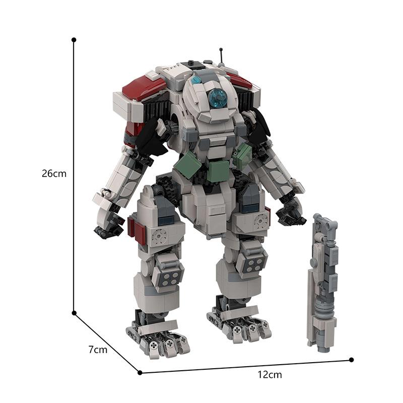 Hot Titanfalled 2 BT-7274 Vanguard Titan Tone Class Titan Building Block Kit Mecha Robot Warrior Figure Brick Model Kid Toy Gift