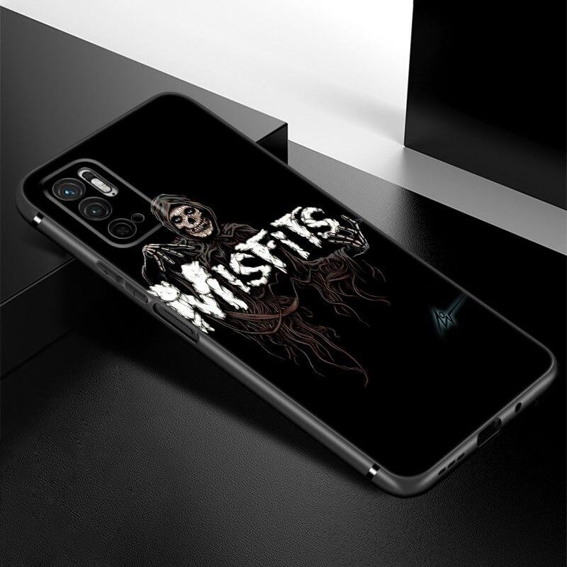 The Misfits Glenn Danzig Phone Case For Xiaomi Redmi Note 7 8 8T 9 9S 10 10S 10T 11 11S 4G 11E 11T Pro 5G Soft TPU Black Cover