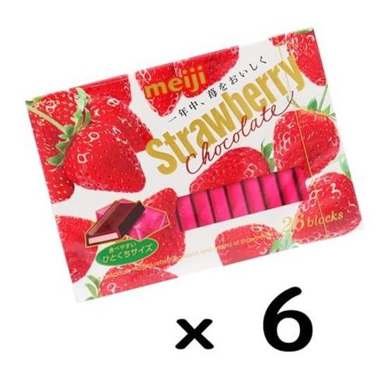Meiji Chocolate Strawberry Box 120g6 pieces