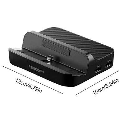 For RP5/RP4/Pro/RP4 7-In-1 Charging Dock for Retroid Pocket 5 Charging Station PD Charging HDMI-Compatible Charger Dock Station