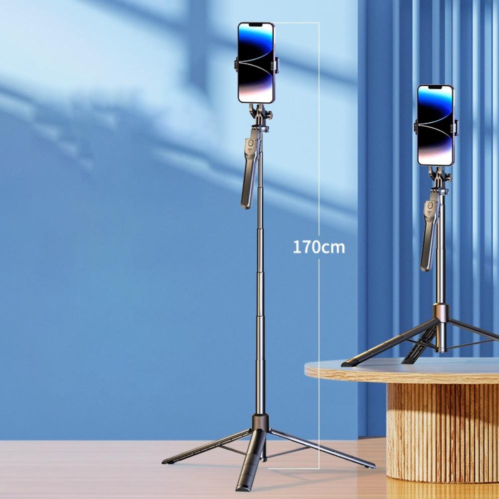 

Вращающийся на 360° селфи-монопод с заполняющим светом и штативом 2025 Умный стабилизатор Remote Control