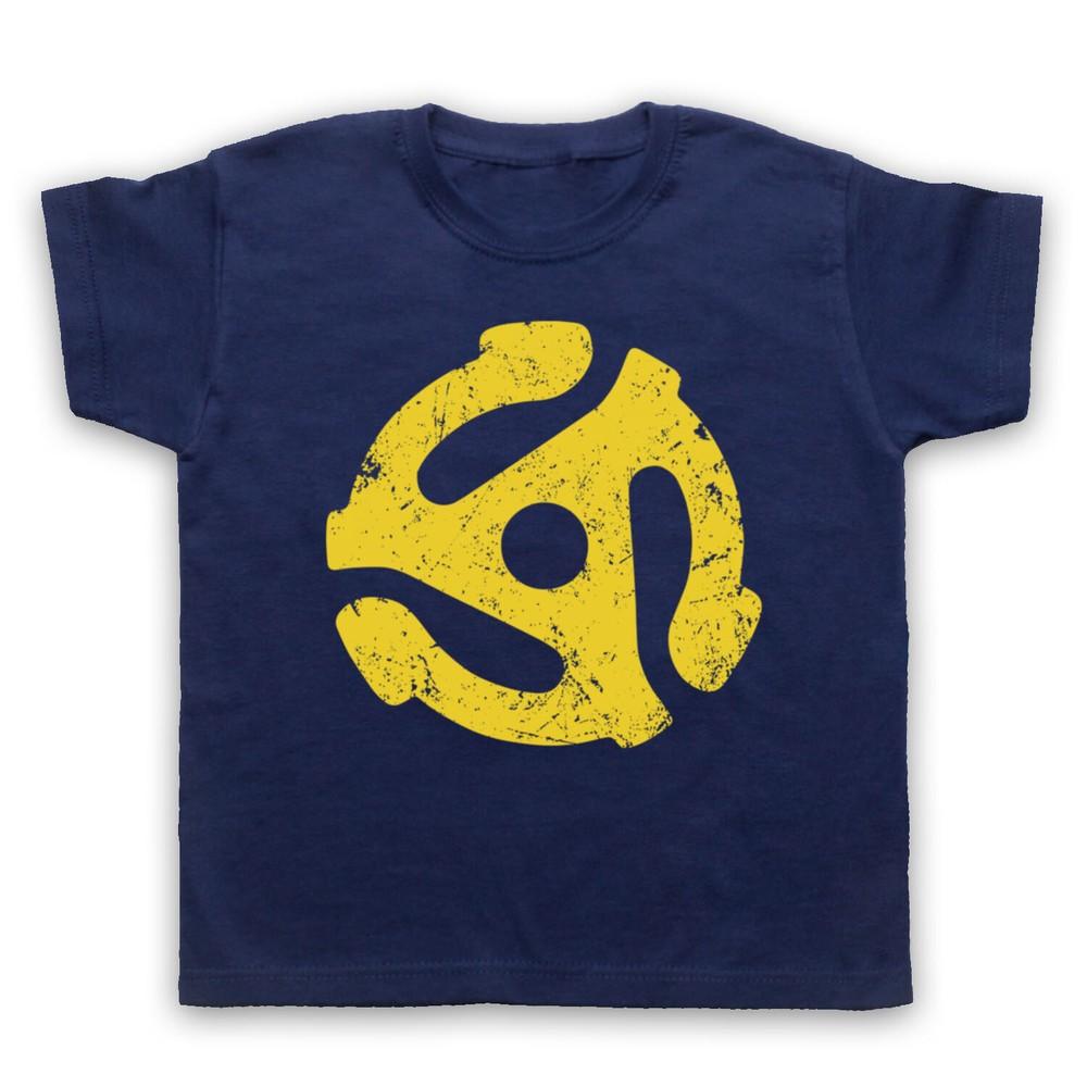 

45 Rpm Record Vinyl Converter Symbol Shape Adapter Kids Childs T-Shirt 3XL