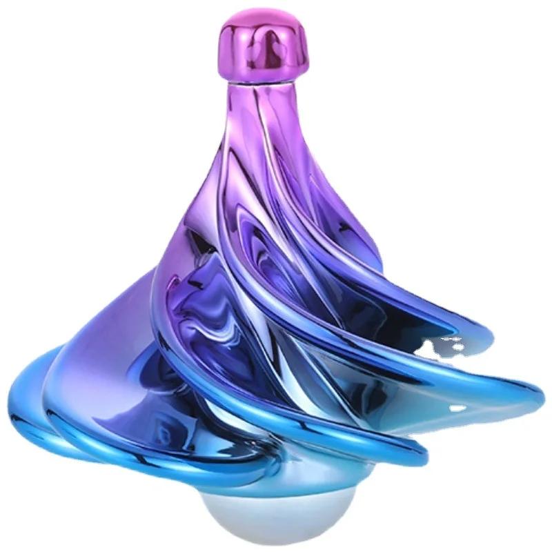 Giocattolo da Scrivania Divertente a Vento Giocattolo Rotante Tascabile Fidget Kinetic Spinner Giocattoli Antistress per Adulti Per Bambini Regalo di Compleanno Natale