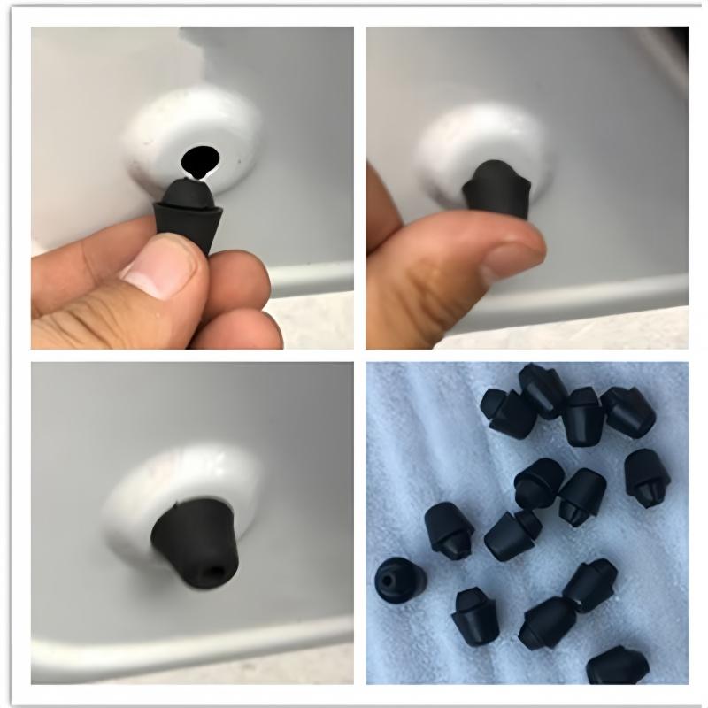 Car Door Shock Absorber Rubber Protector Car Door Anti Shock Dampers Sticker Auto Door Trunk Shock Absorbing Gasket Rubber Pads