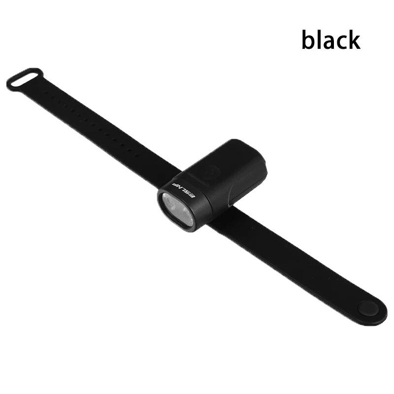 USB Rechargeable Wrist And Ankle Light Adjustable Waterproof Light Bike Helmet Light Torch Portable for Night Cycling Running