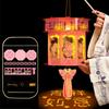 Handmade Snake Year Lantern Chinese Style Portable Luminous Lantern Projection Lantern  Kids' Gift