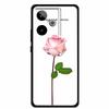 For Realme GT7 3D Relief Phone Case Emboss Flower Back Cover Black Silicone Shockproof Soft Protector 6.8" Realme GT 7T 7 T Capa