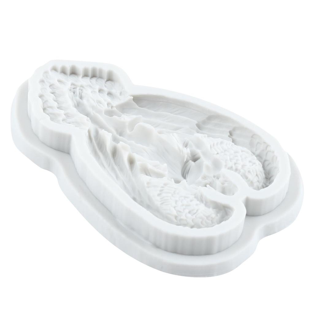 Forma silikonowa anioł Anioł Formy do fondantu Narzędzia do dekorowania ciast Topper na babeczki Cukierki Rzemiosło cukrowe Pasta gumowa Glinka polimerowa