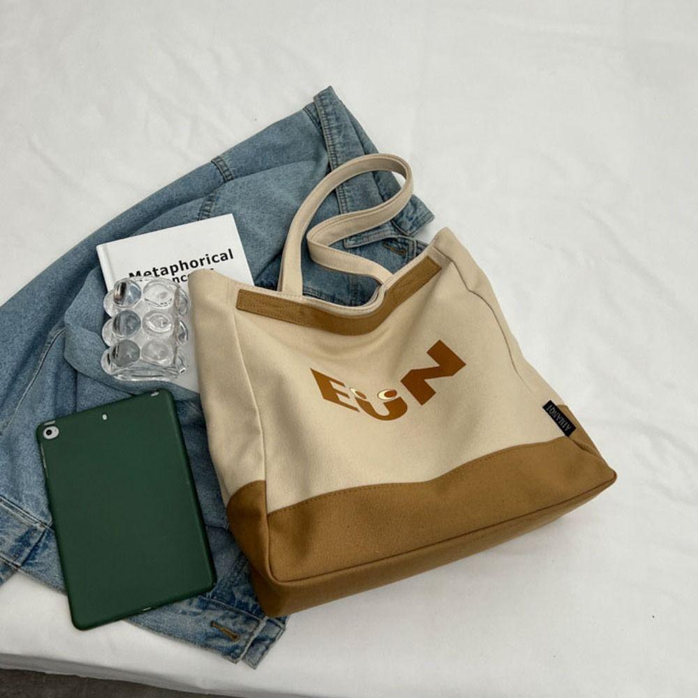 Versatile Canvas Tote Bag Cross-body School Bag Underarm Bag Messenger Bag  School