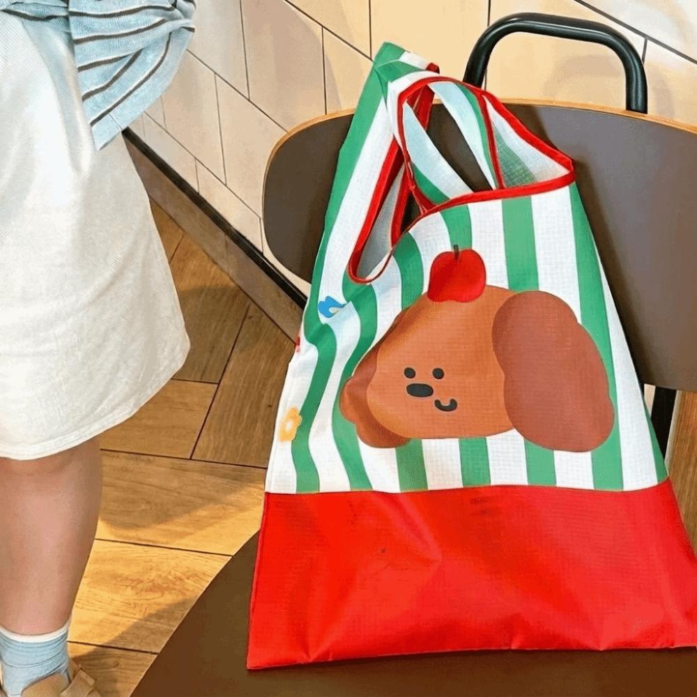 Waterproof Folding Storage Bag Eco-Friendly Handheld Bag Portable Vegetable Storage Bag Storage
