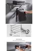 304 Stainless Steel Bathroom Rack Set: Towel Rack, Toilet Triangle Rack, Paper Holder, Storage Hanger