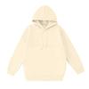 Kapuzenpullover für Damen mit großer Tasche Baumwollähnlicher Stoff Winter Lässiger Stil
