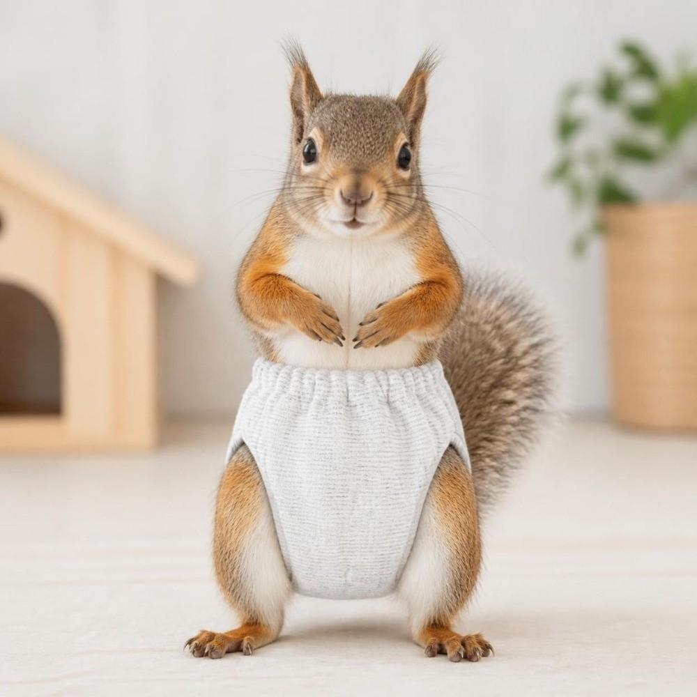 Elasticity Squirrel Diapers Breathable Squirrel Underwear Incontinence Care