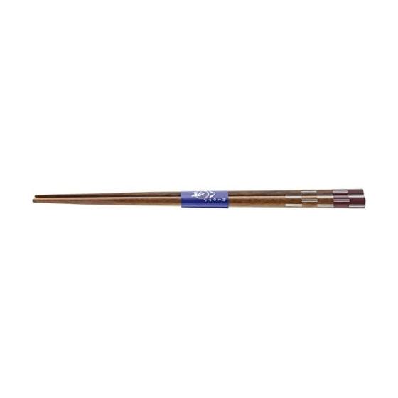 Octagonal Wooden Chopsticks with Non-slip Finish, 21cm