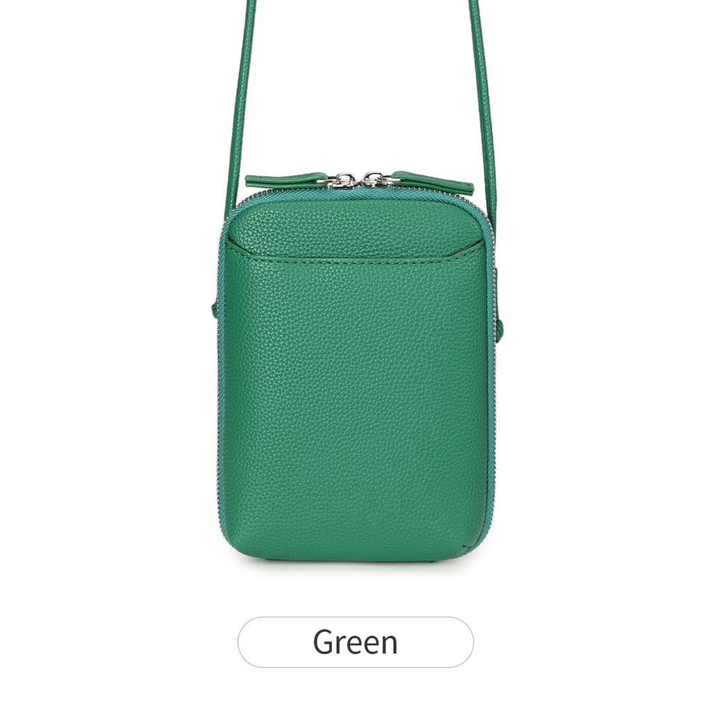 Classic Solid Color Women's Crossbody Bag High-quality PU Leather Shoulder Bag Fashionableluxury Large Capacity Mobile Phone Bag